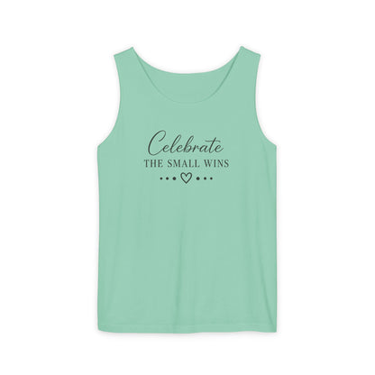 Celebrate the Small Wins Tank Top — Inspirational Graphic Tank