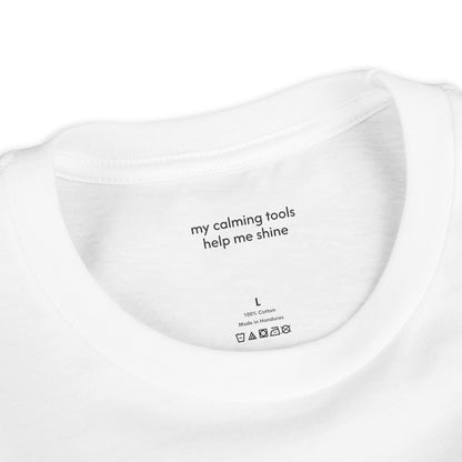 Youth Tee — "Squeezes help me with big feelings" Cute Hedgehog Emotional Support Shirt