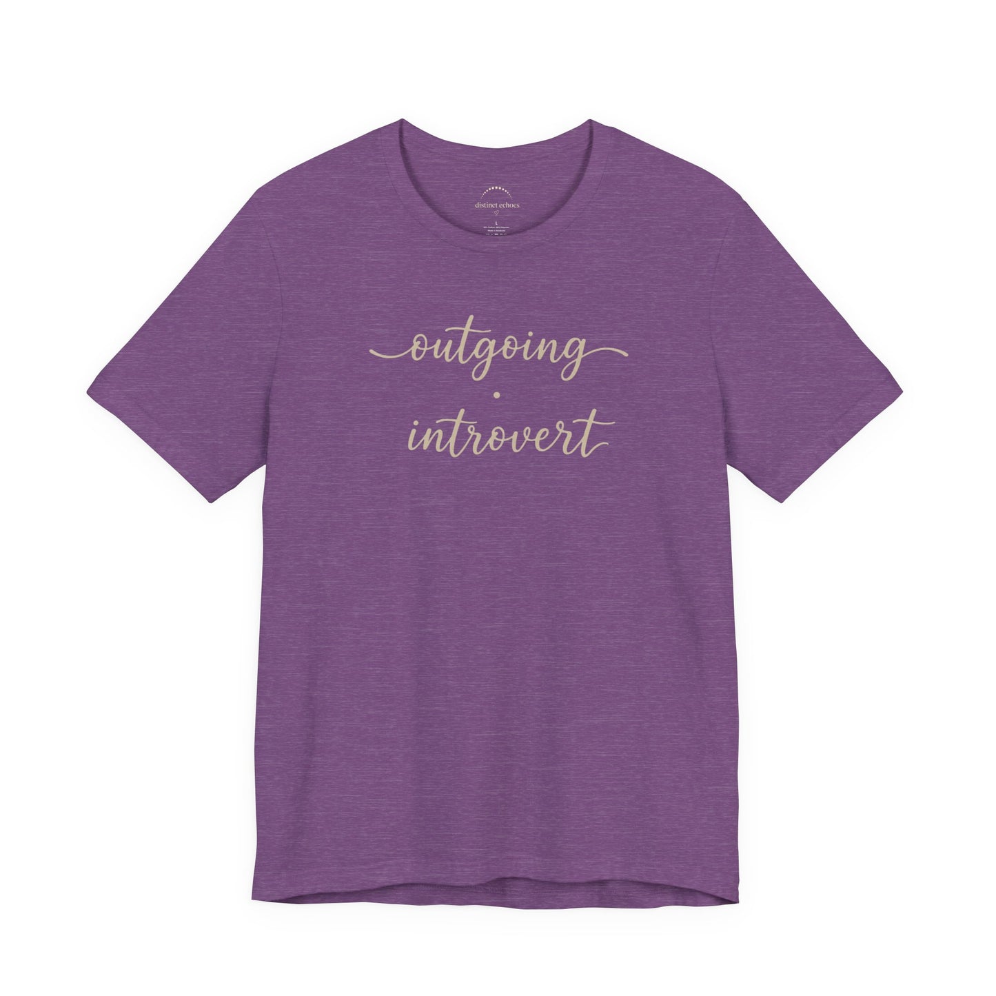 Outgoing Introvert T-Shirt — Fun Introvert Graphic Tee