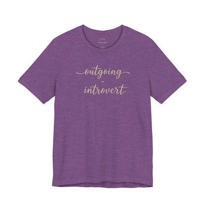 Outgoing Introvert T-Shirt — Fun Introvert Graphic Tee