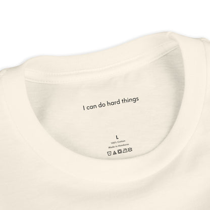 Youth Tee — "I Am Brave Today" Hedgehog Inspirational Kids Shirt
