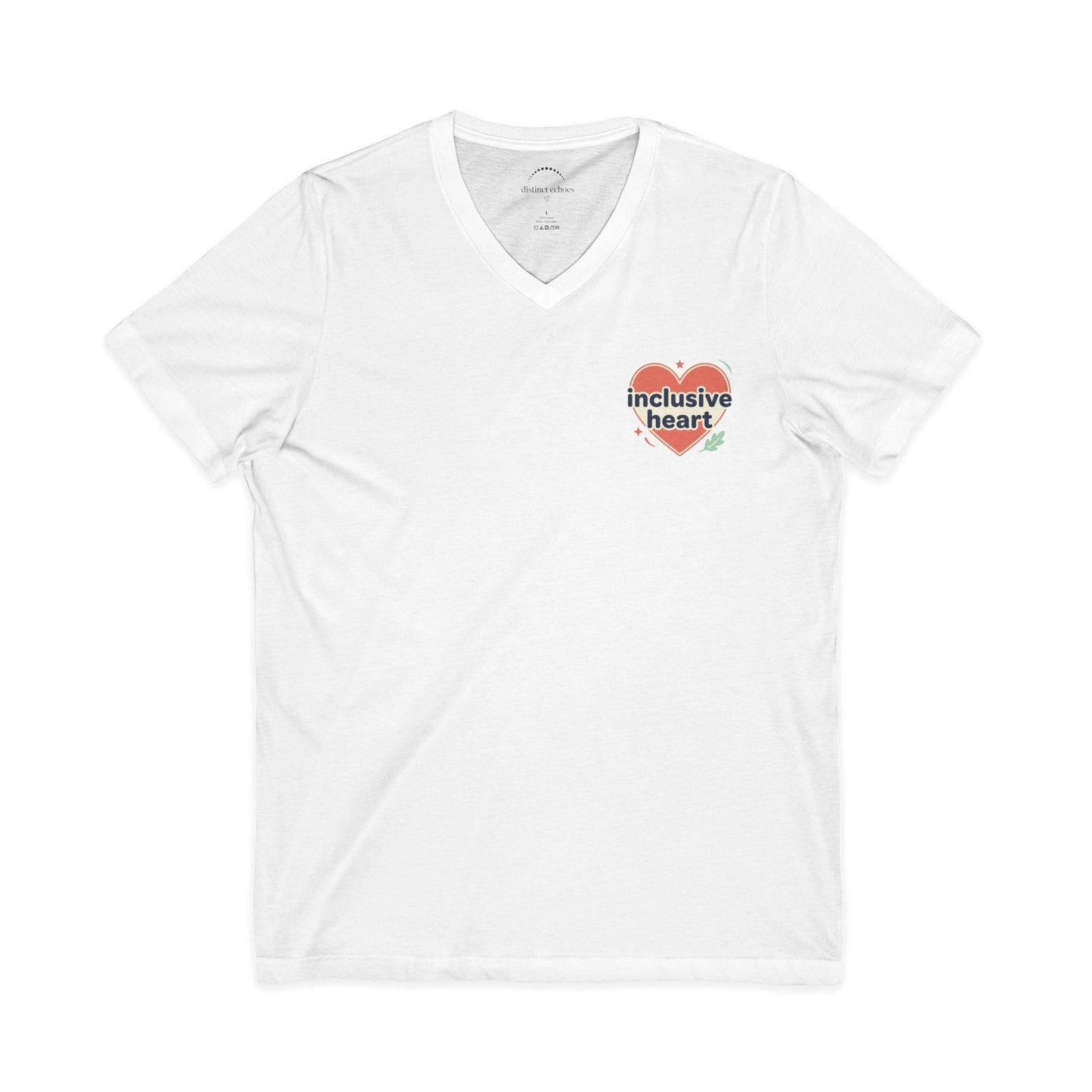 Inclusive Heart V-Neck T-shirt