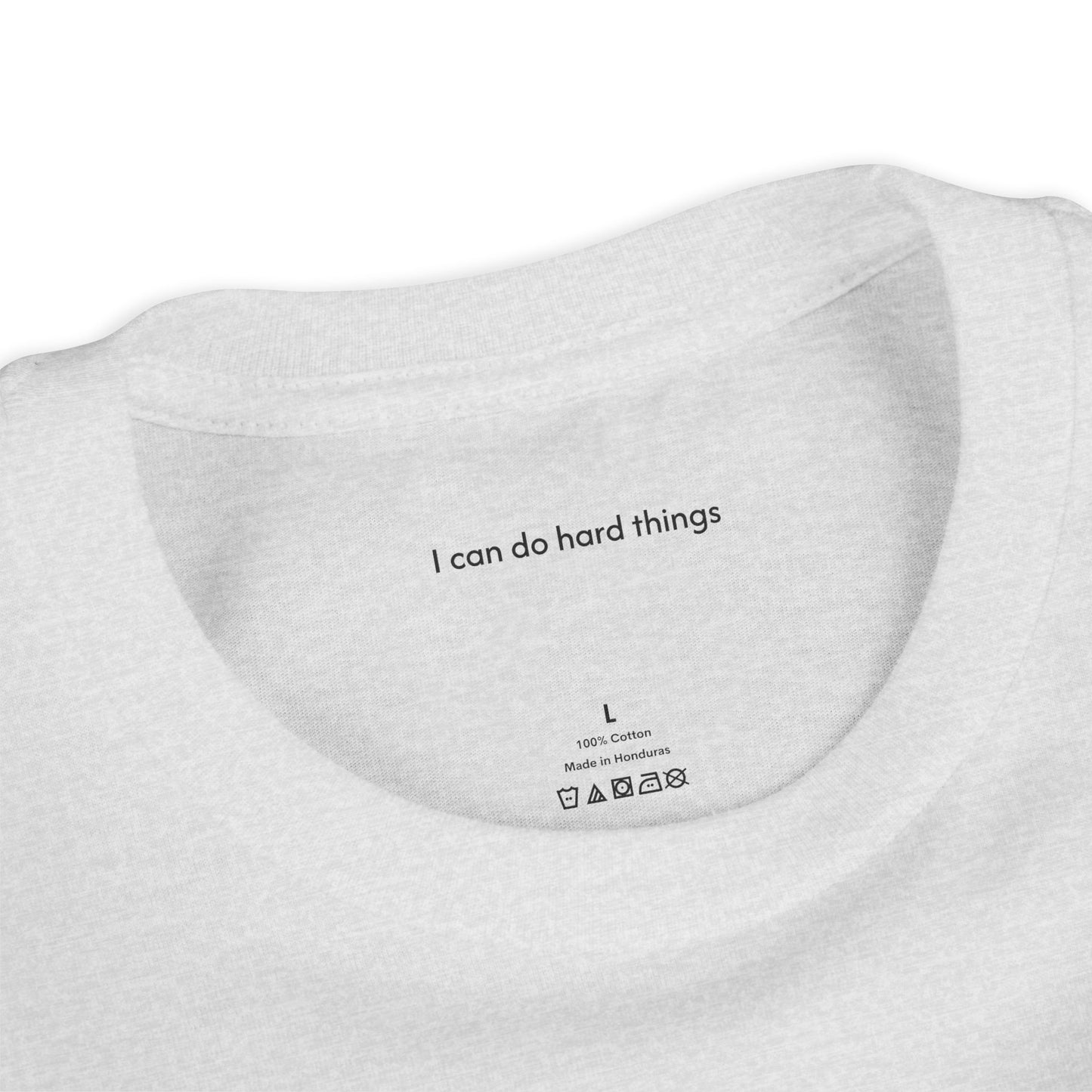 Youth Tee — "I Am Brave Today" Hedgehog Inspirational Kids Shirt