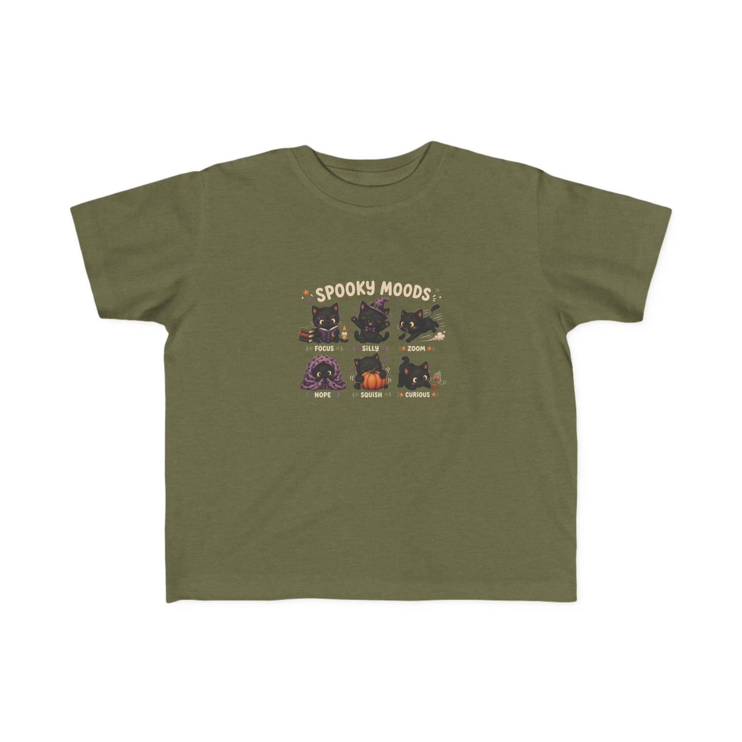 Toddler Tee - Spooky Moods mini Halloween Cats