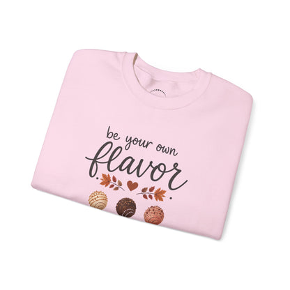 Playful Sweatshirt — "Be Your Own Flavor" Cake Pop Graphic