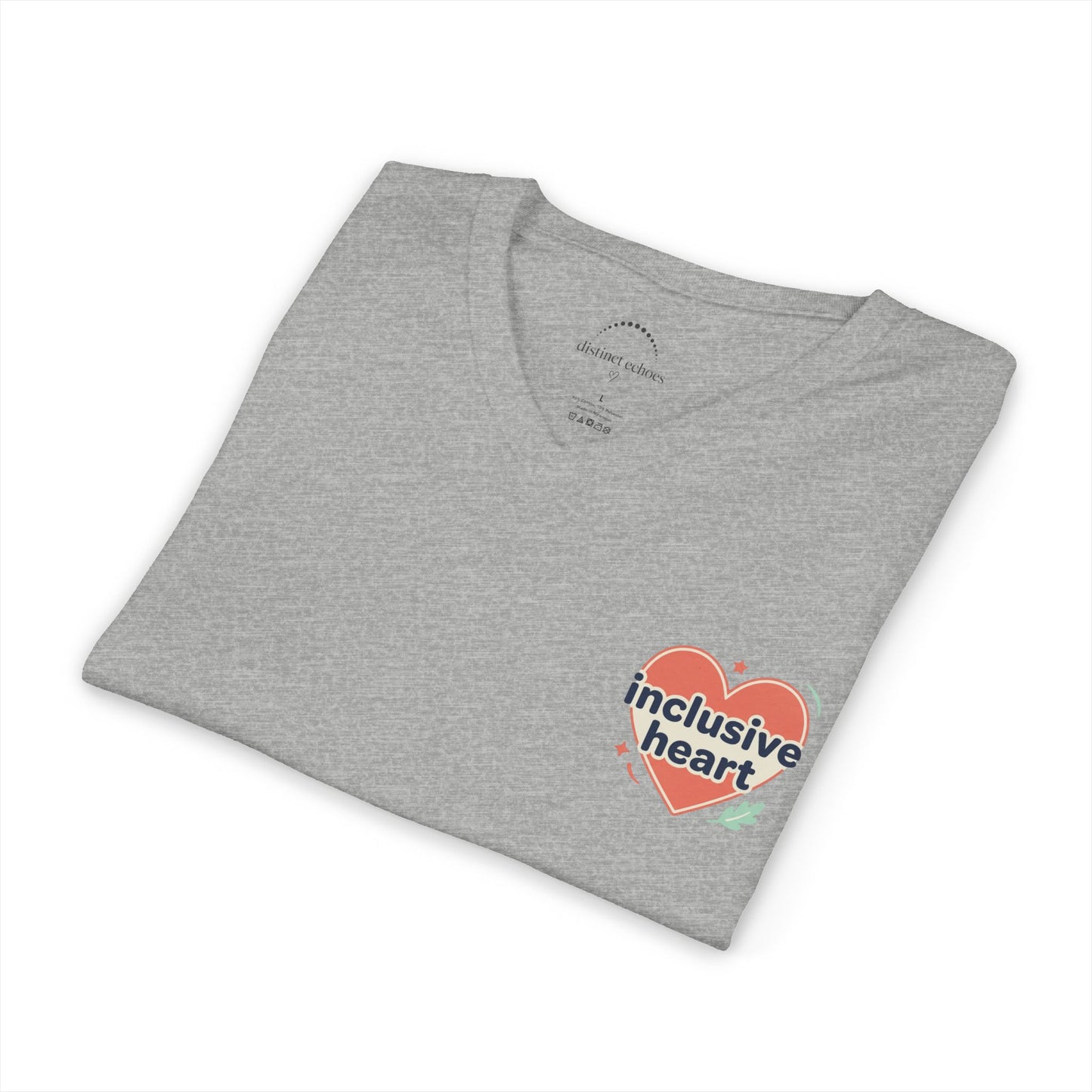 Inclusive Heart V-Neck T-shirt