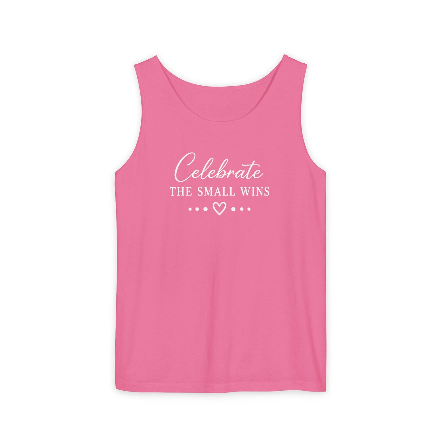 Celebrate the Small Wins Tank Top — Inspirational Graphic Tank