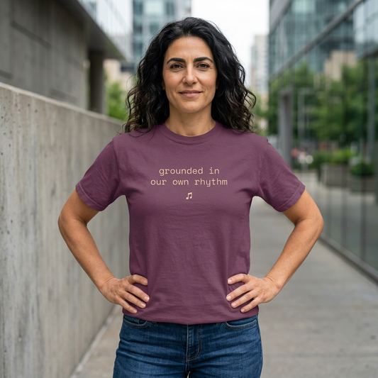 Grounded In Our Own Rhythm Tee