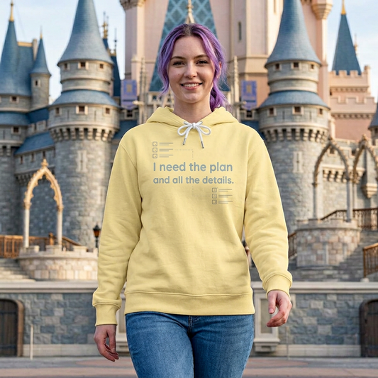 Lightweight Hoodie — “I Need The Plan and all the details"
