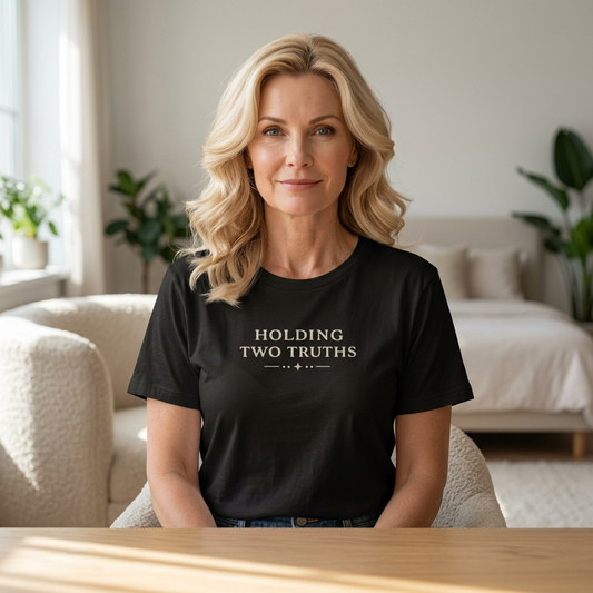 Holding Two Truths Tee — Both Truths Belong