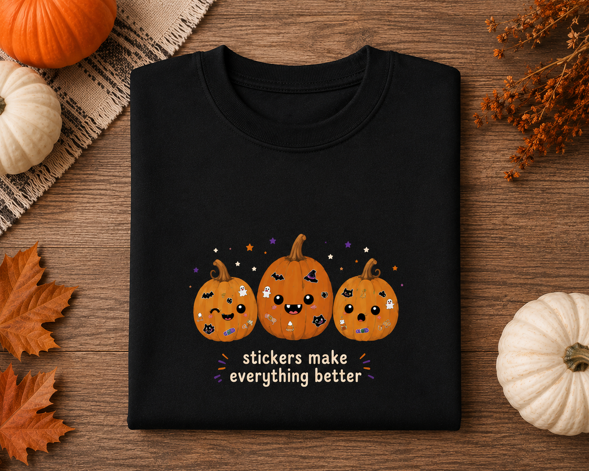 Toddler Pumpkin Trio Tee — Stickers Make Everything Better