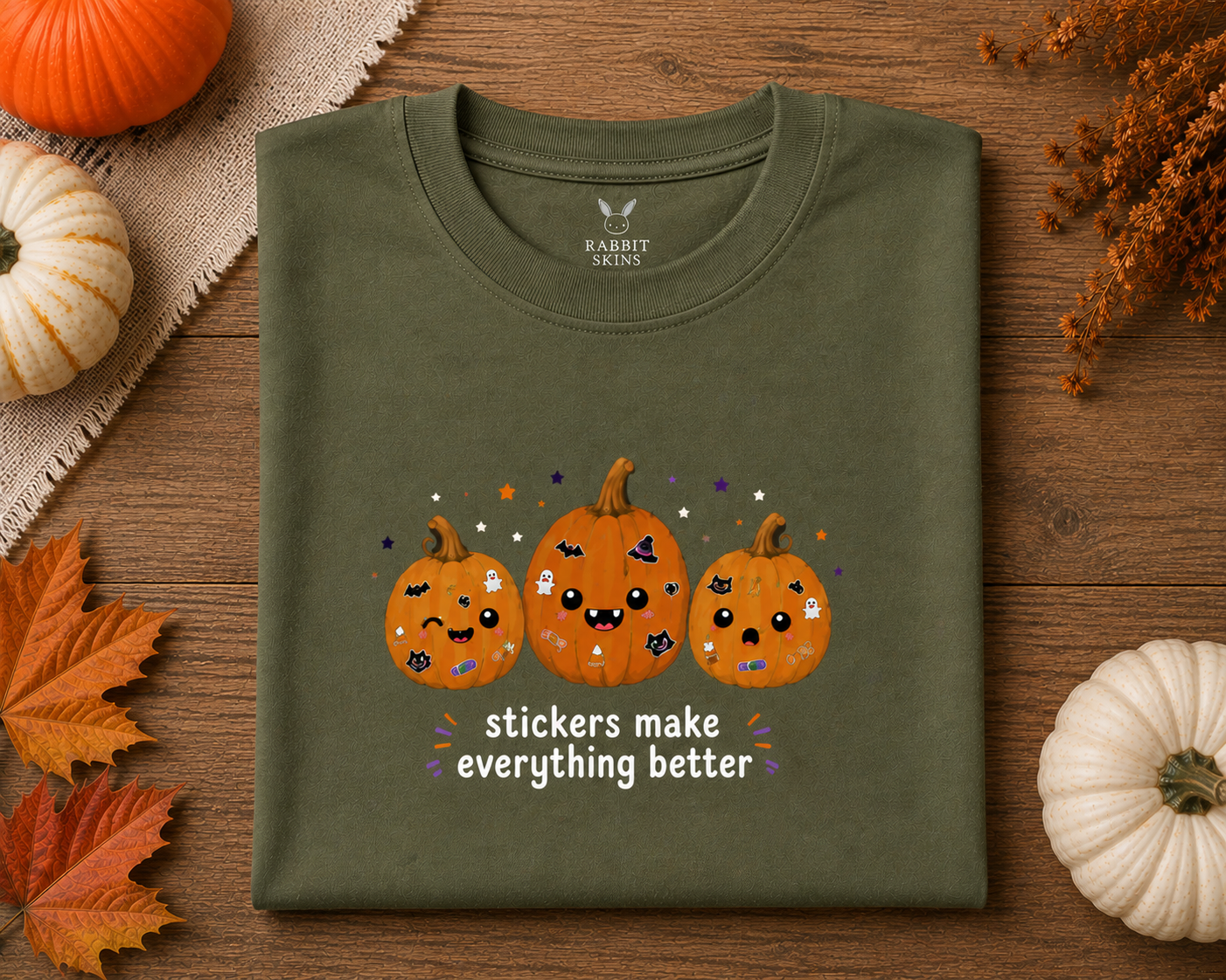 Toddler Pumpkin Trio Tee — Stickers Make Everything Better