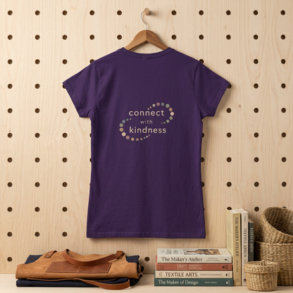 "Connect with Kindness" - Women's Softstyle Layering Tee