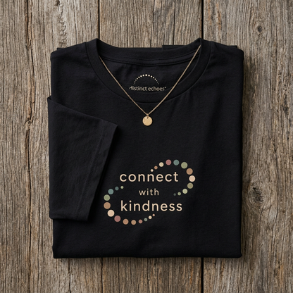 "Connect with Kindness" - Women's Softstyle Layering Tee
