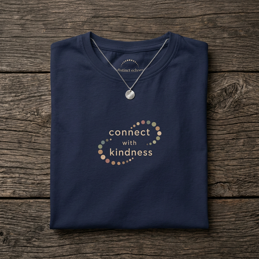"Connect with Kindness" - Women's Softstyle Layering Tee