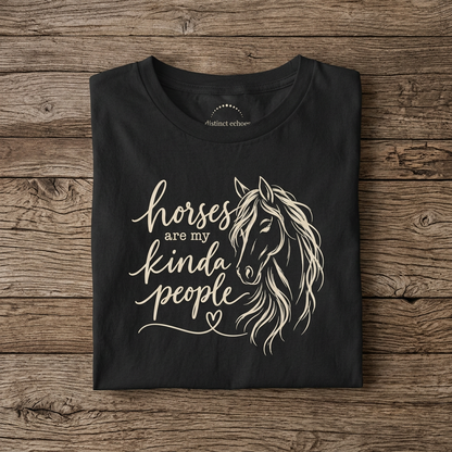 "Horses Are My Kinda People" Women's Softstyle Tee