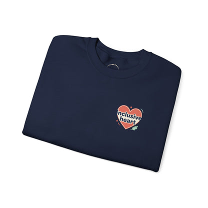 Inclusive Heart Crewneck Pullover
