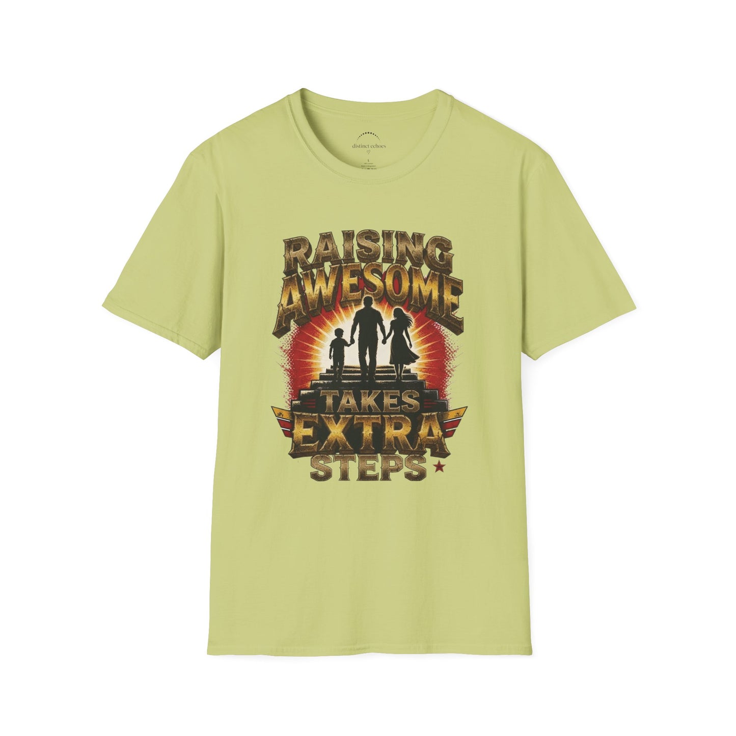 Raising Awesome (Takes Extra Steps) Family Pride Tee