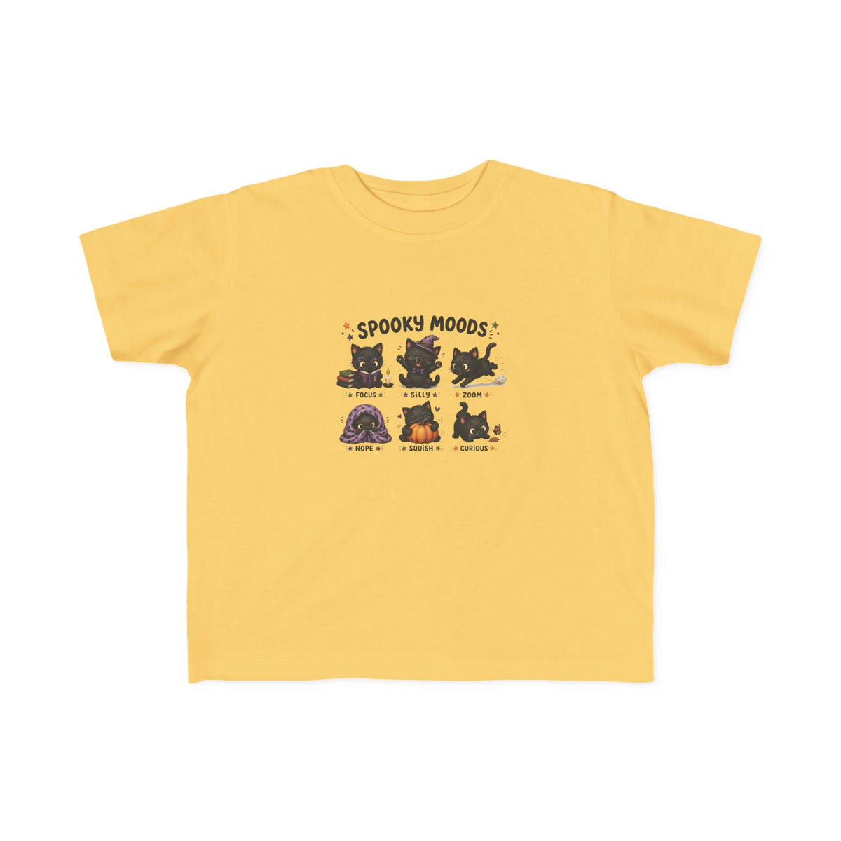 Toddler Tee - Spooky Moods mini Halloween Cats
