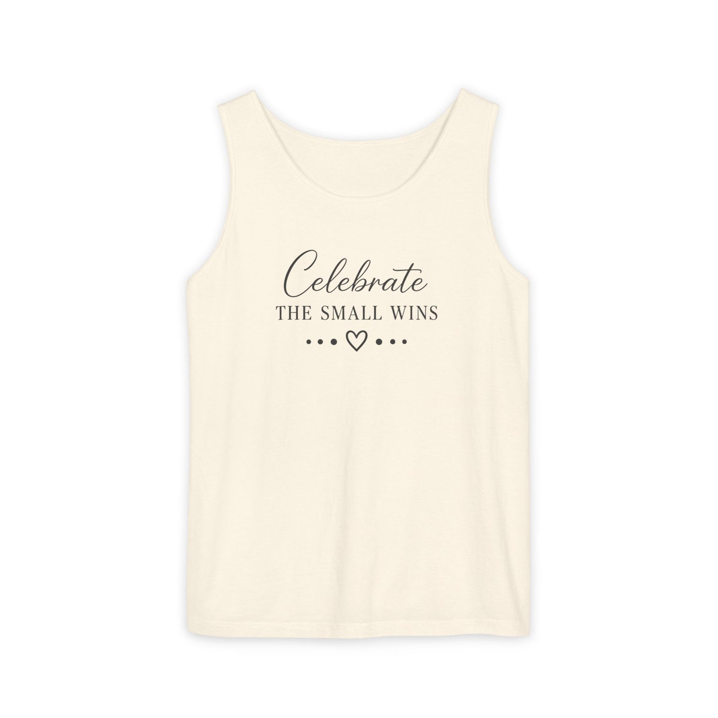 Celebrate the Small Wins Tank Top — Inspirational Graphic Tank