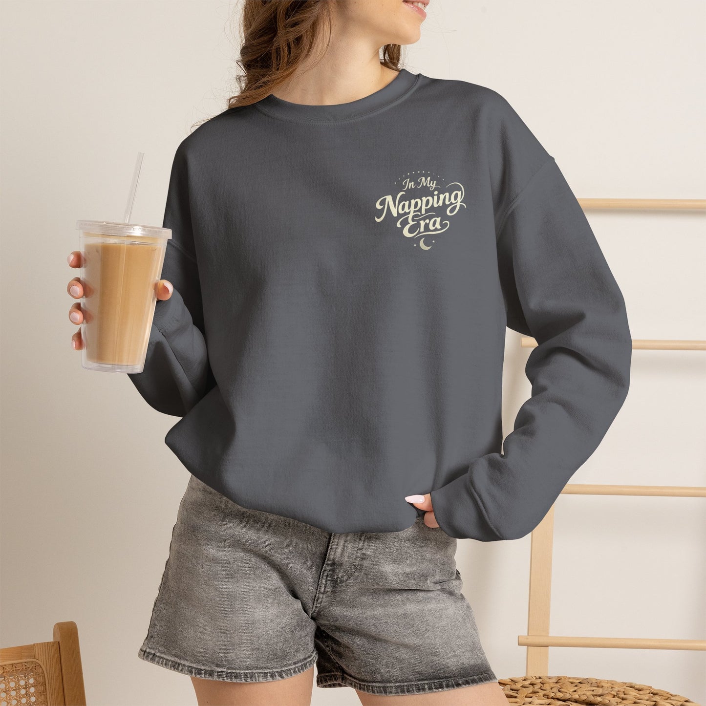 Napping Era Crewneck Sweatshirt — Cozy Sleep Lover Pullover