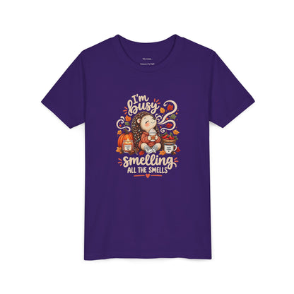 Fall Youth Tee — I'm Busy Smelling all the Smells