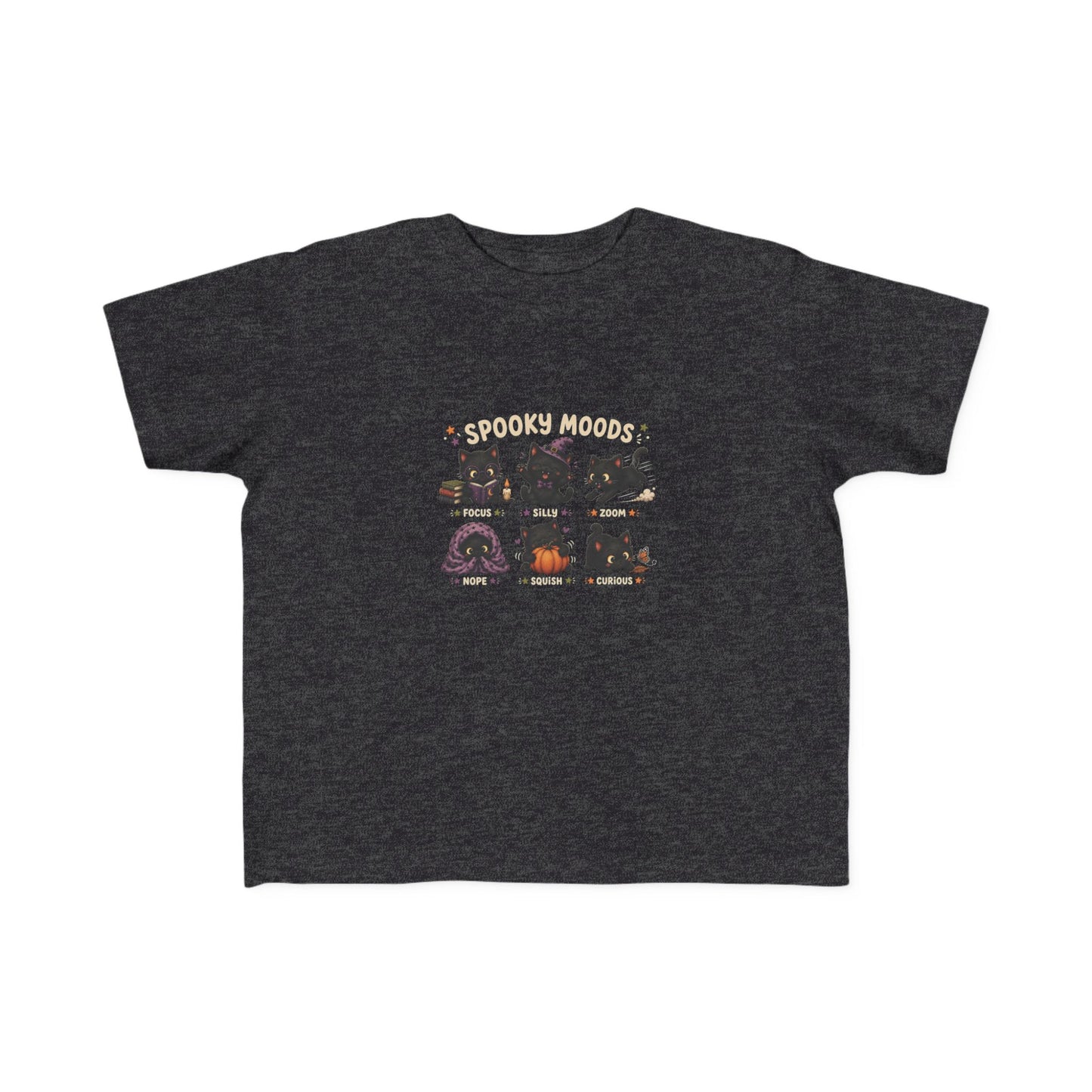 Toddler Tee - Spooky Moods mini Halloween Cats