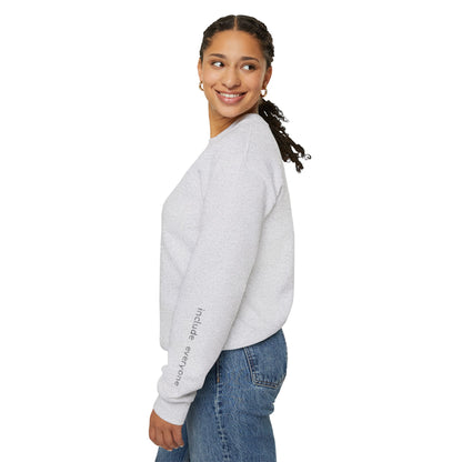 Inclusive Heart Crewneck Pullover