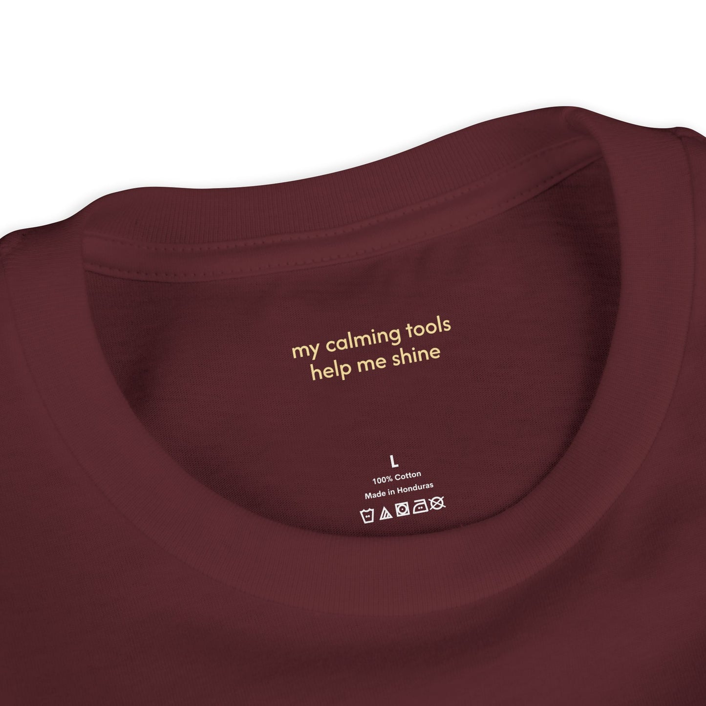 Youth Tee — "Squeezes help me with big feelings" Cute Hedgehog Emotional Support Shirt
