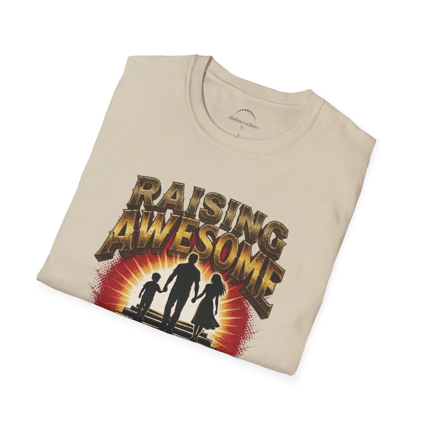 Raising Awesome (Takes Extra Steps) Family Pride Tee