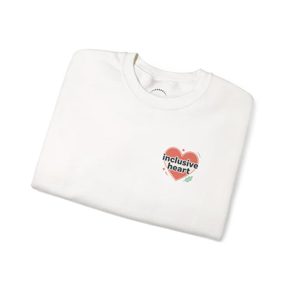 Inclusive Heart Crewneck Pullover