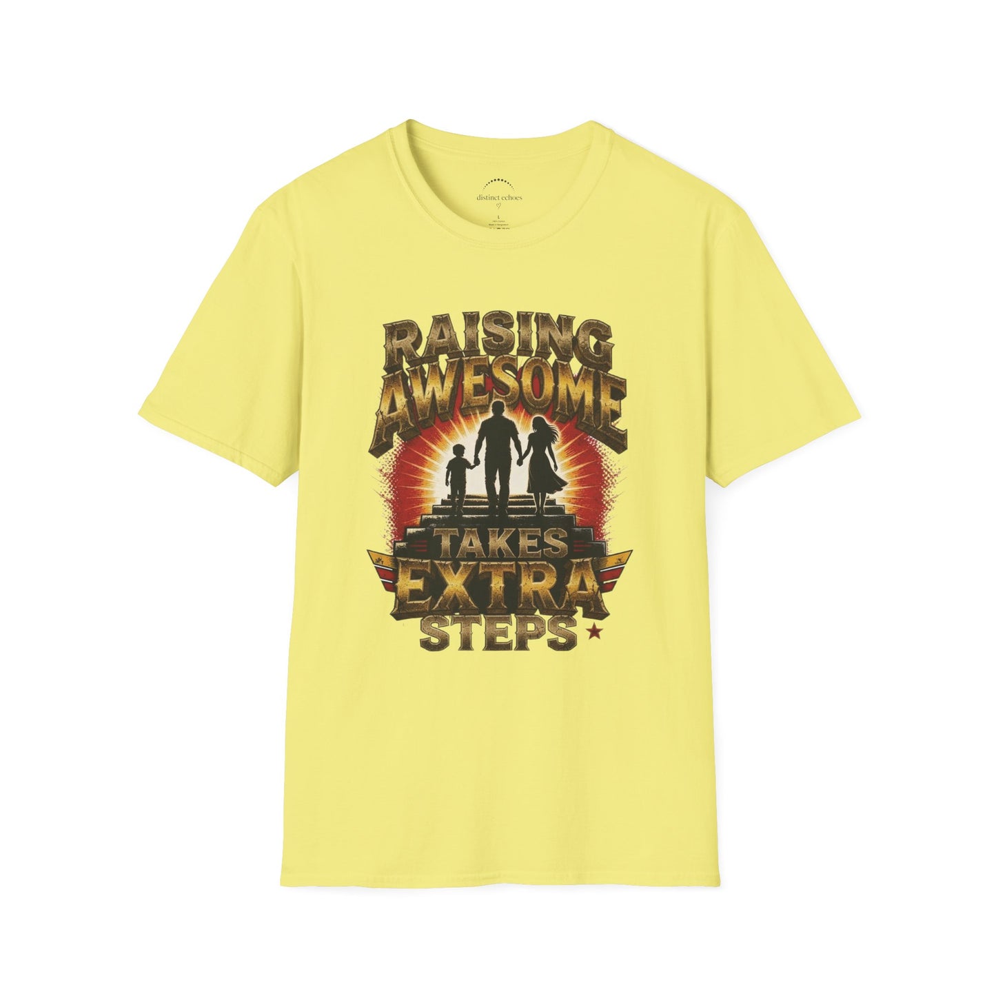 Raising Awesome (Takes Extra Steps) Family Pride Tee