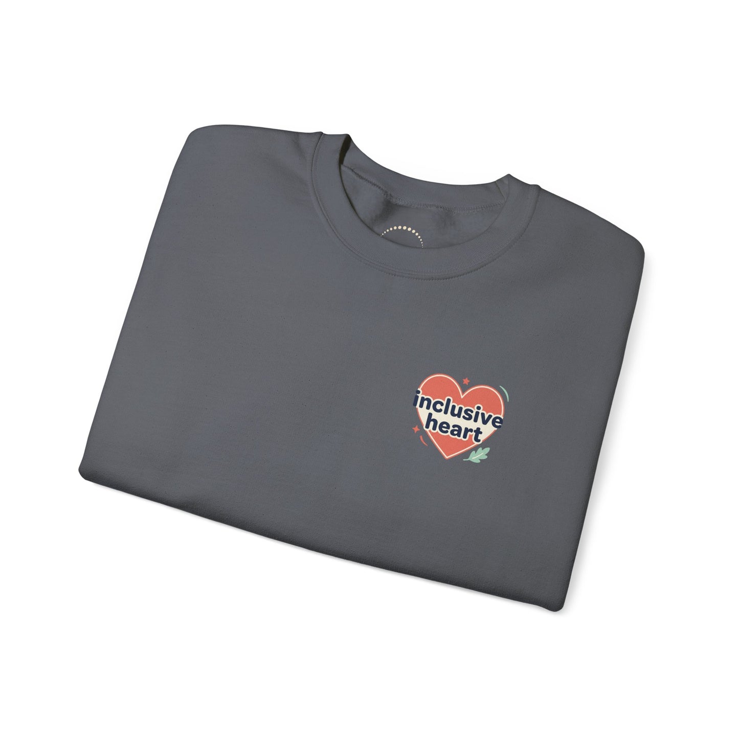 Inclusive Heart Crewneck Pullover