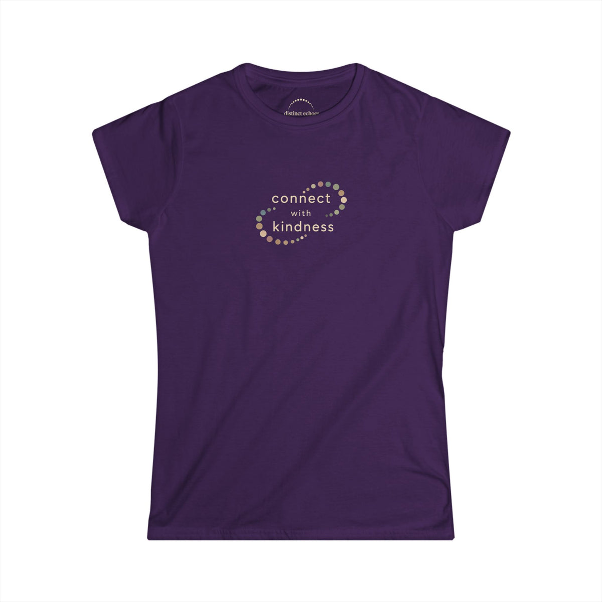 "Connect with Kindness" - Women's Softstyle Layering Tee