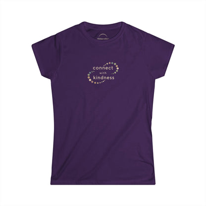 "Connect with Kindness" - Women's Softstyle Layering Tee