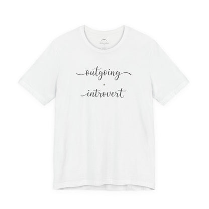 Outgoing Introvert T-Shirt — Fun Introvert Graphic Tee