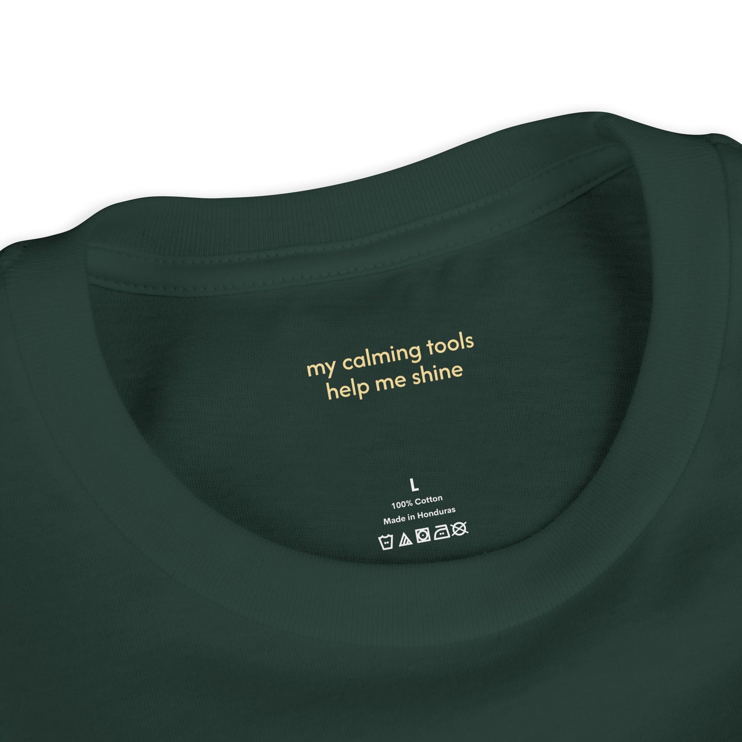 Youth Tee — "Squeezes help me with big feelings" Cute Hedgehog Emotional Support Shirt