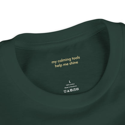 Youth Tee — "Squeezes help me with big feelings" Cute Hedgehog Emotional Support Shirt