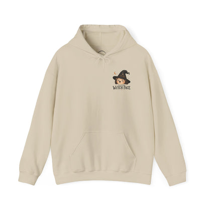 Halloween Hoodie - "Resting Witch Face" Funny Fall Graphic Comfort