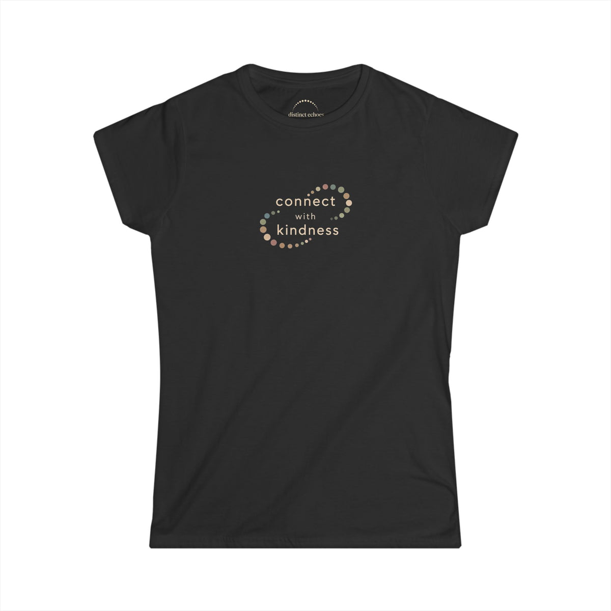 "Connect with Kindness" - Women's Softstyle Layering Tee