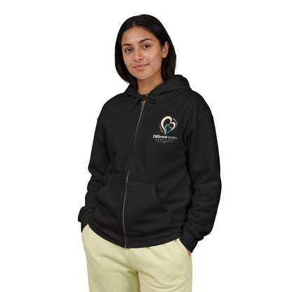 Love Without Limits Full Zip Hoodie — "Different Stories Same Love"  Signature Collection No. 002