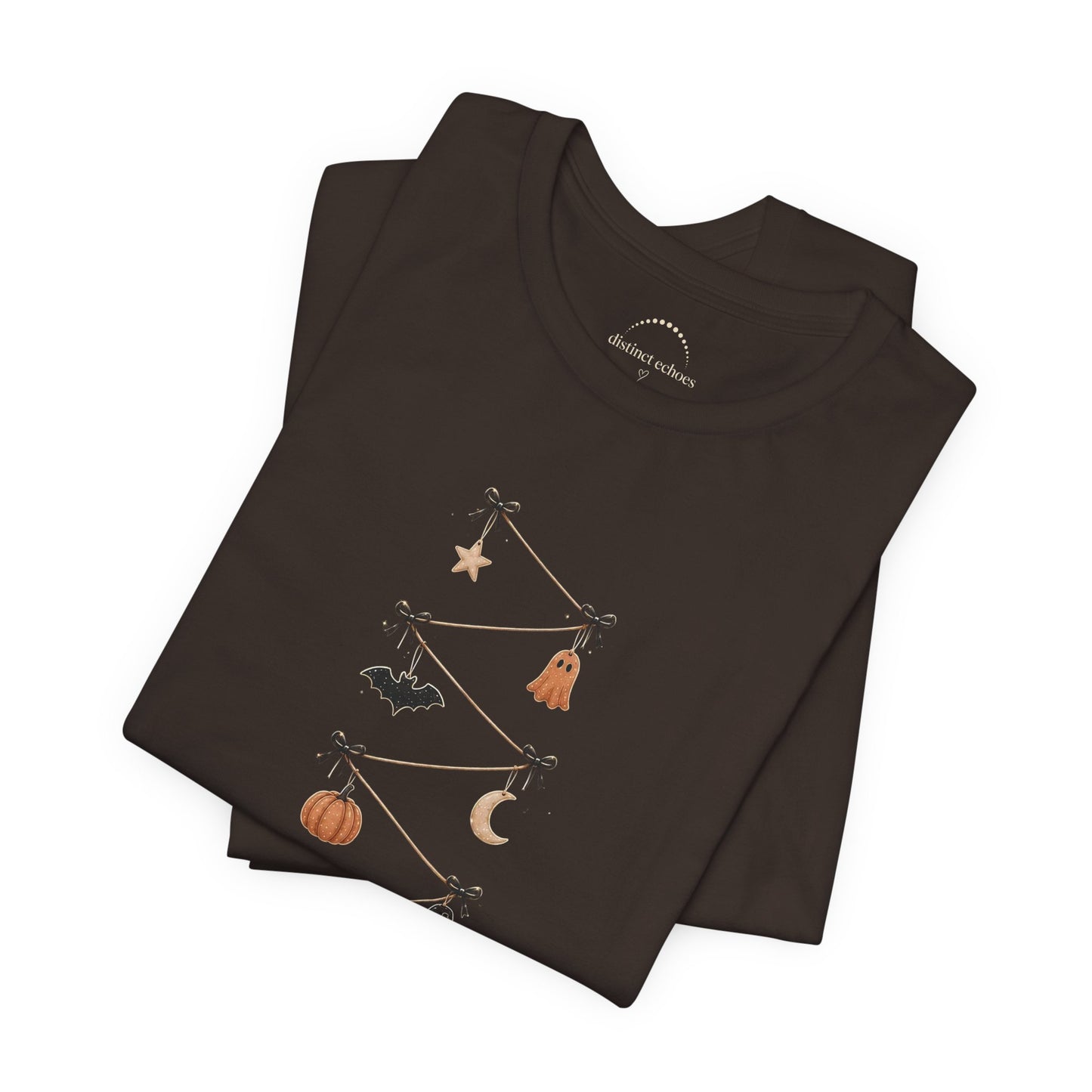 Halloween Garland Tee — Mini Charms Elevated Graphic T-Shirt