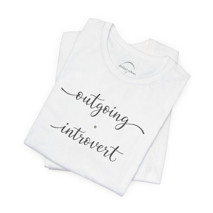 Outgoing Introvert T-Shirt — Fun Introvert Graphic Tee