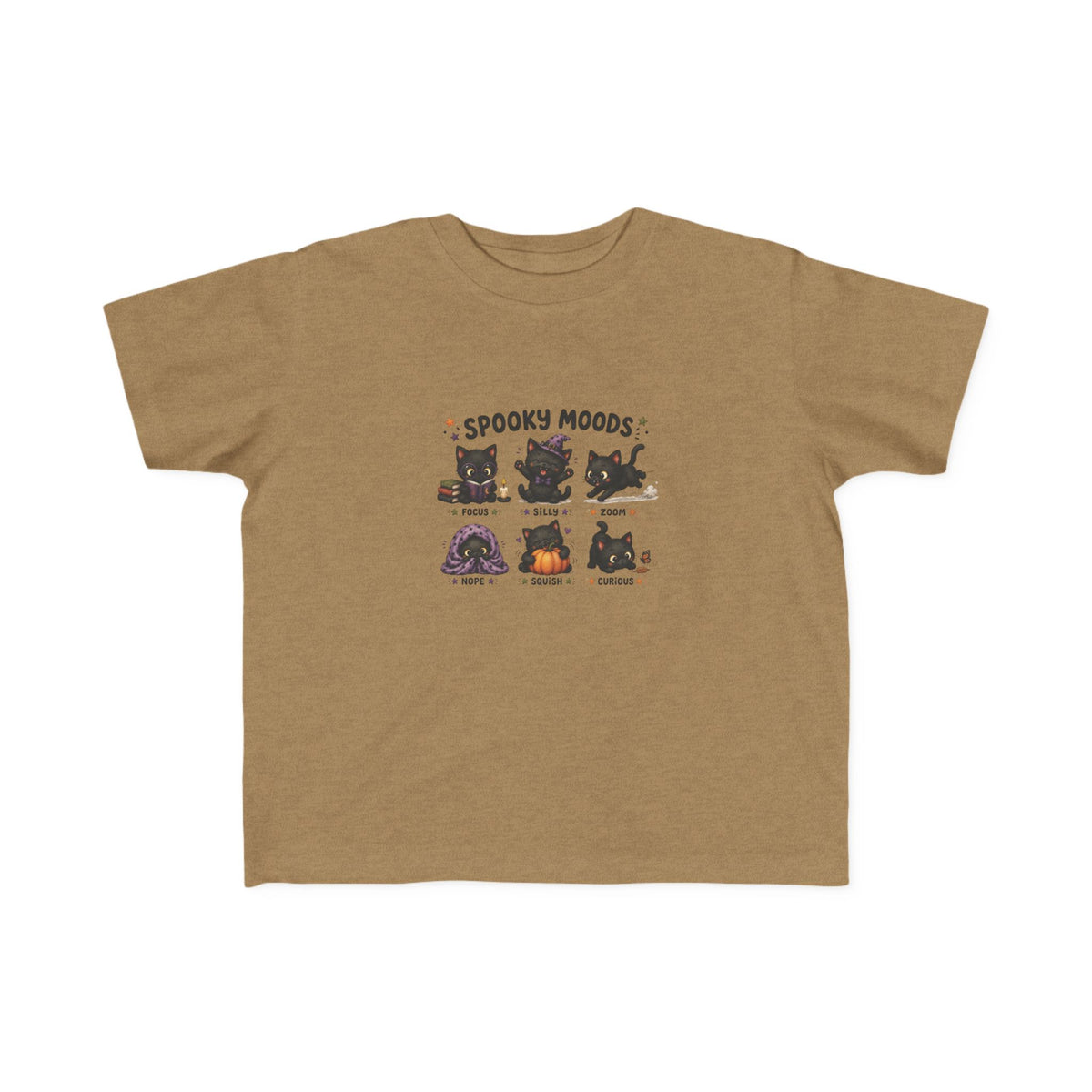 Toddler Tee - Spooky Moods mini Halloween Cats