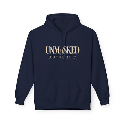 UNMASKED Hoodie — Midweight Unisex Fleece Pullover