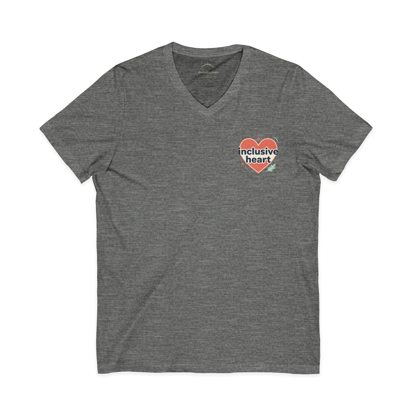 Inclusive Heart V-Neck T-shirt