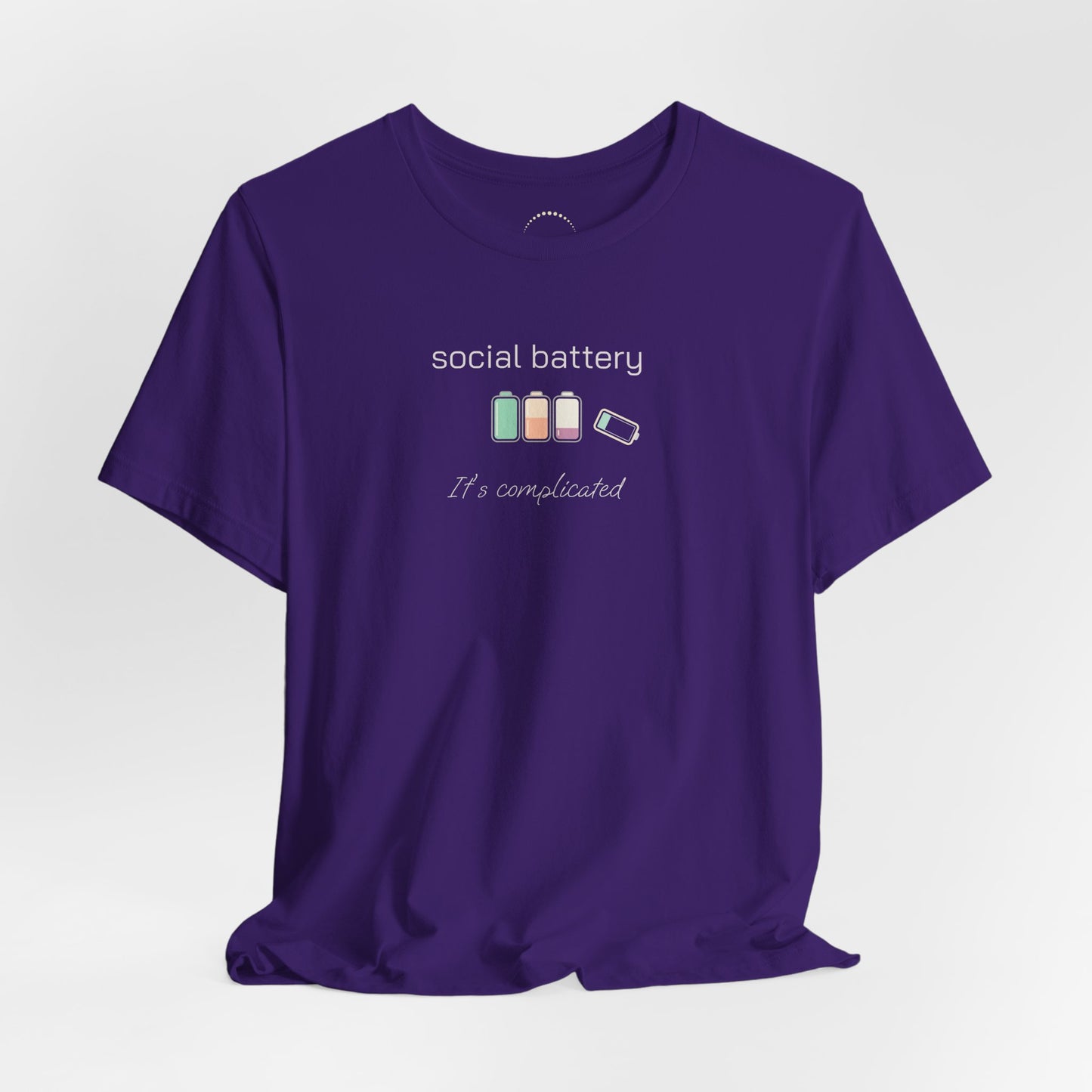 Social Battery Tee – “Social Battery” Low Charge Graphic T‑Shirt
