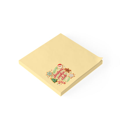 Christmas Cookie Club Post-it Note Pad