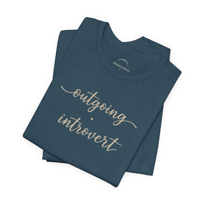 Outgoing Introvert T-Shirt — Fun Introvert Graphic Tee