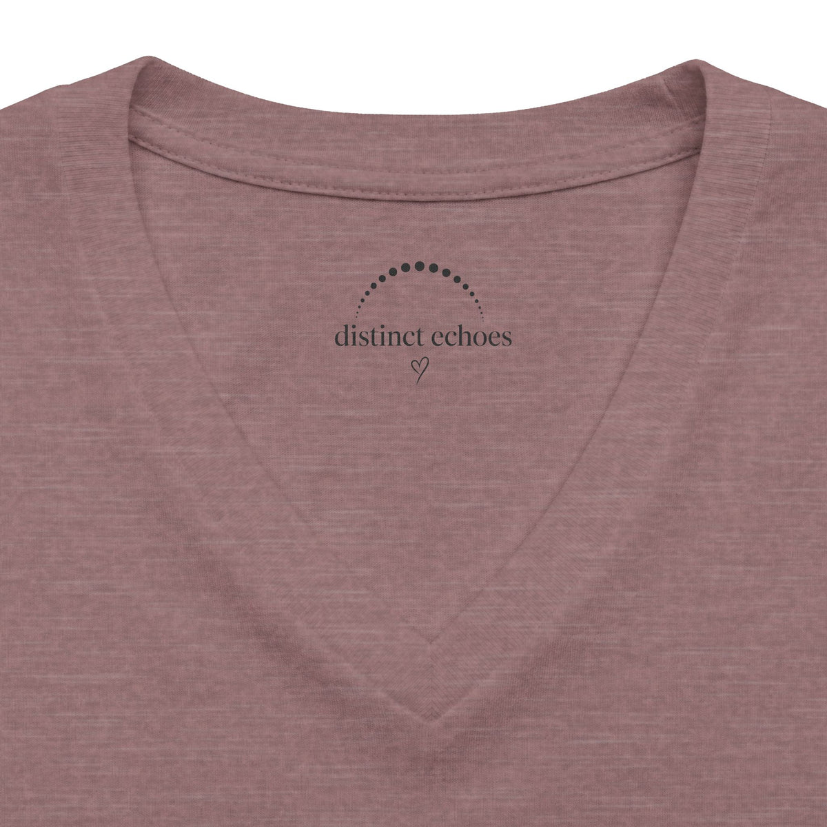 Women's Fall V-Neck Tee - "Falling into My Cozy Era" Faux Embroidery
